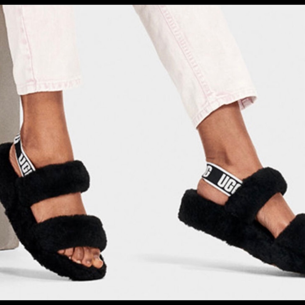 Brand New Women’s UGG ✨SLIDES/SLIPPERS✨ BLACK (w/out original box, read below)